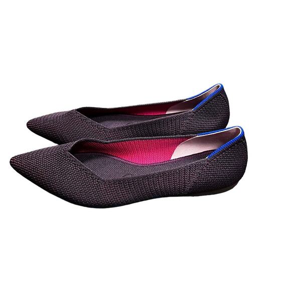 Rare Rothy’s Point in Berry Lattice Stitch Women’s Size 7 - Picture 4 of 9